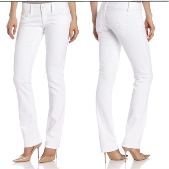 Lilly Pulitzer Denim - Lilly Pulitzer Worth Straight Jeans White Cotton